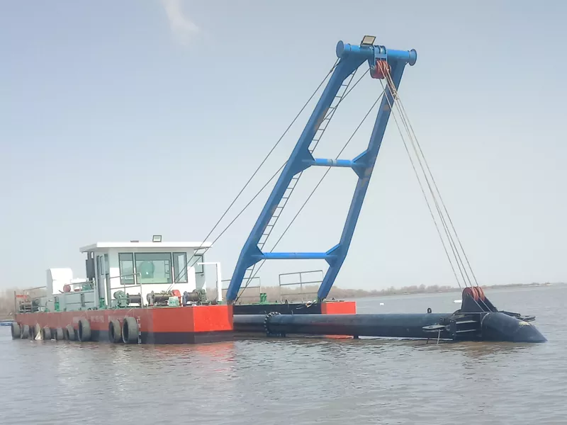 Draga aspirante per estrazione mineraria a getto